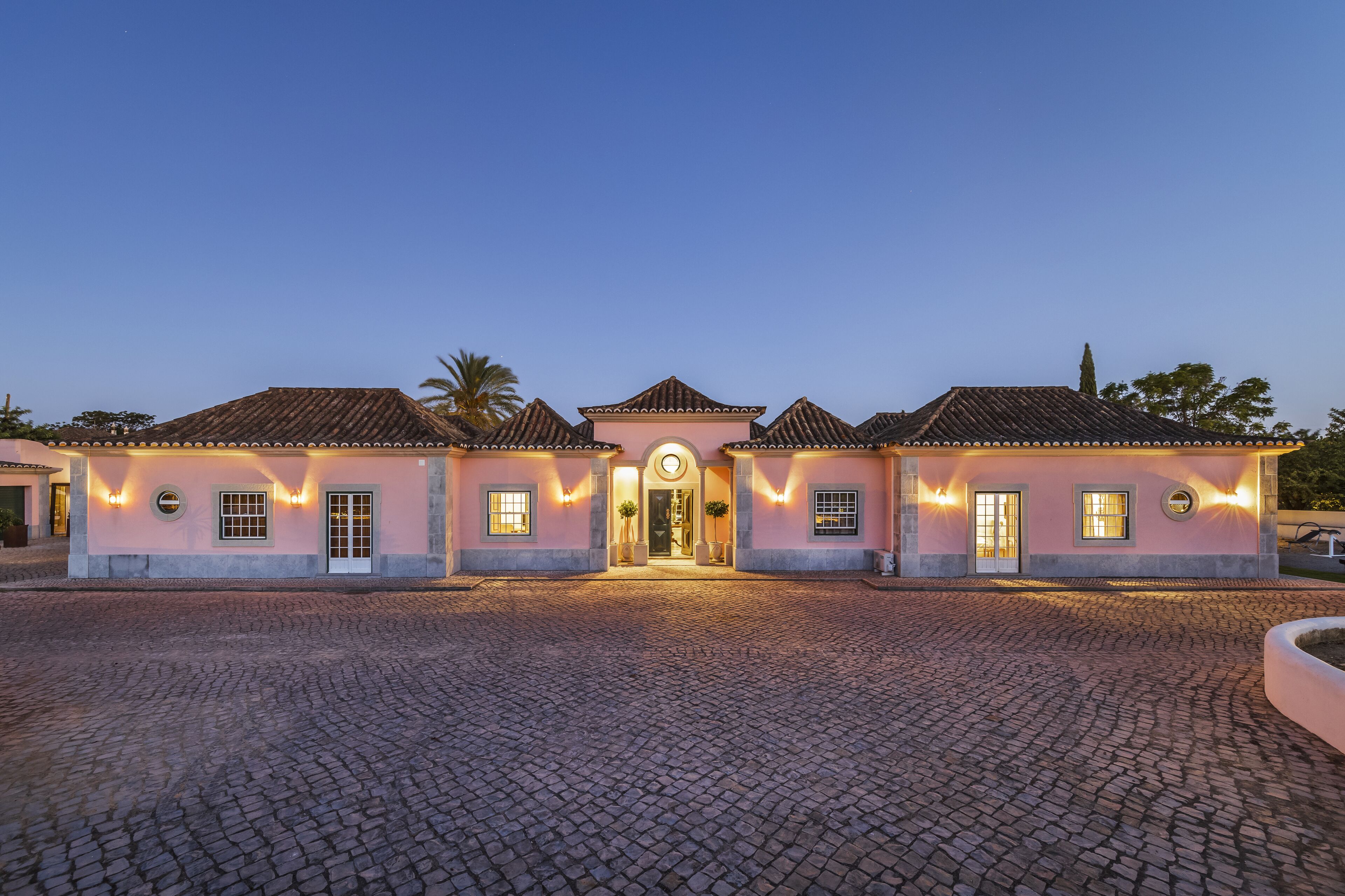 Front of property - evening/night