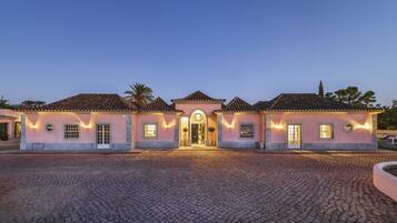 Front of property - evening/night