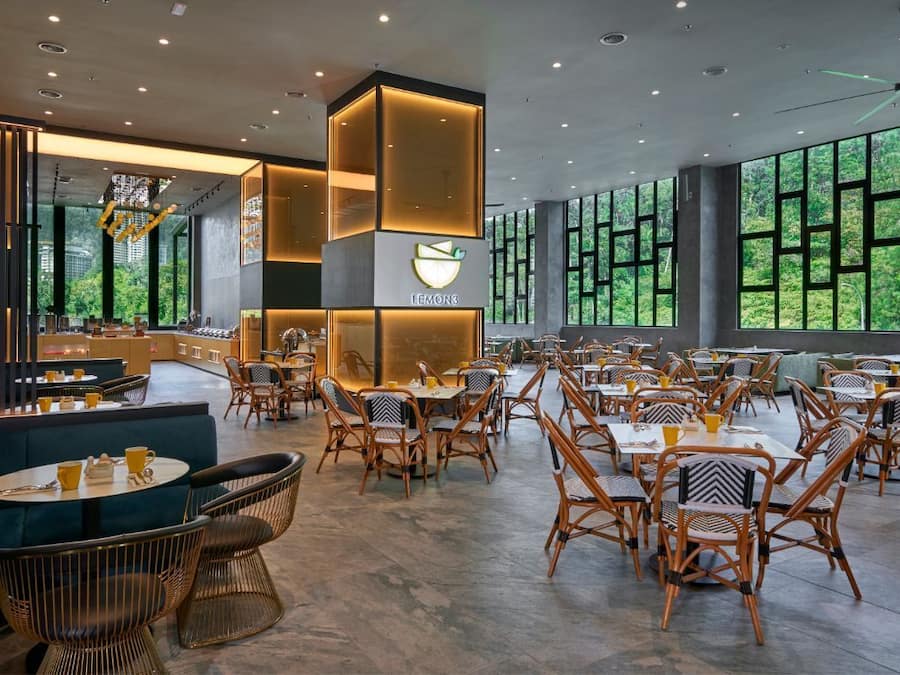 Breakfast, lunch, dinner served; local and international cuisine