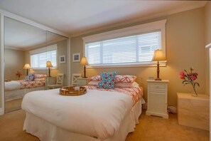 2 bedrooms, iron/ironing board, travel crib, free WiFi