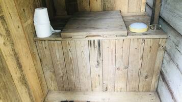 Stuga | Badrum | Dusch och handdukar