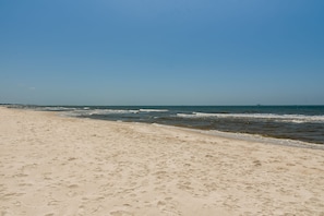 En la playa