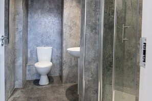 Shower, hair dryer