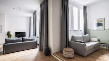 Suite XXL + sofa bed | 客廳 | 125 厘米平面電視連數碼電視頻道、電視
