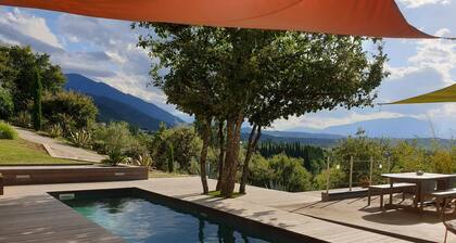 Maison d'architecte avec vue panoramique