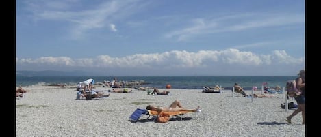 On the beach