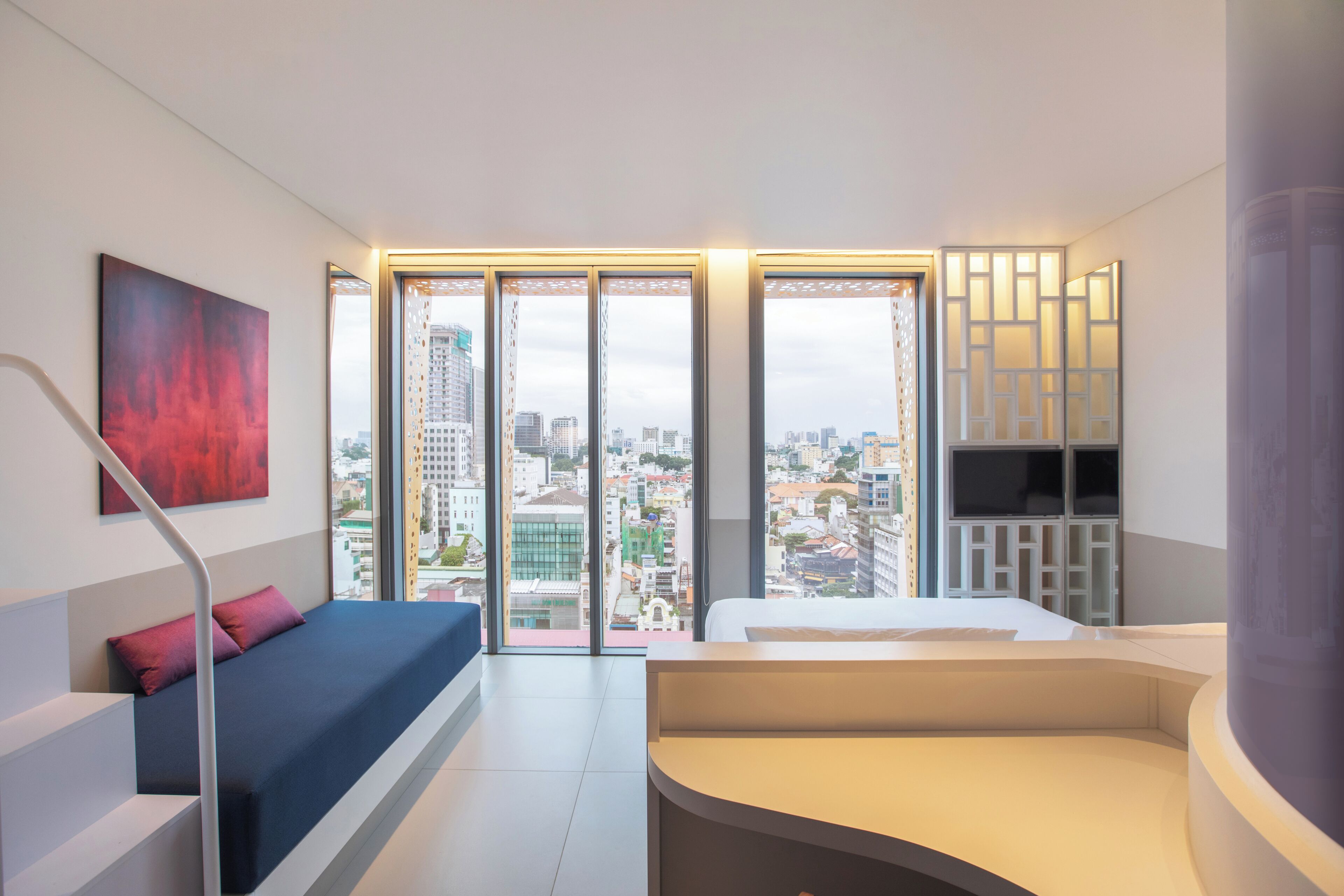 Deluxe Room, City View (1 King Bed) | View from room