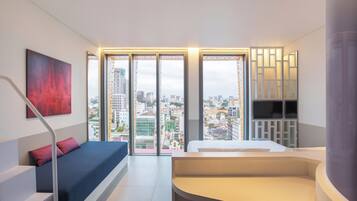 Deluxe Room, City View (1 King Bed) | View from room