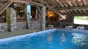 Indoor pool, a heated pool