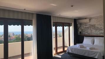 Junior Double Room, Smoking, Sea View | Minibar, desk, laptop workspace, free WiFi