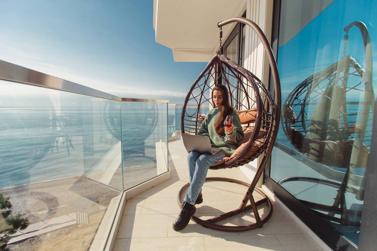 Deluxe Apartment, Sea View | Terrace/patio