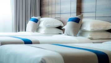 Ropa de cama de alta calidad y minibar
