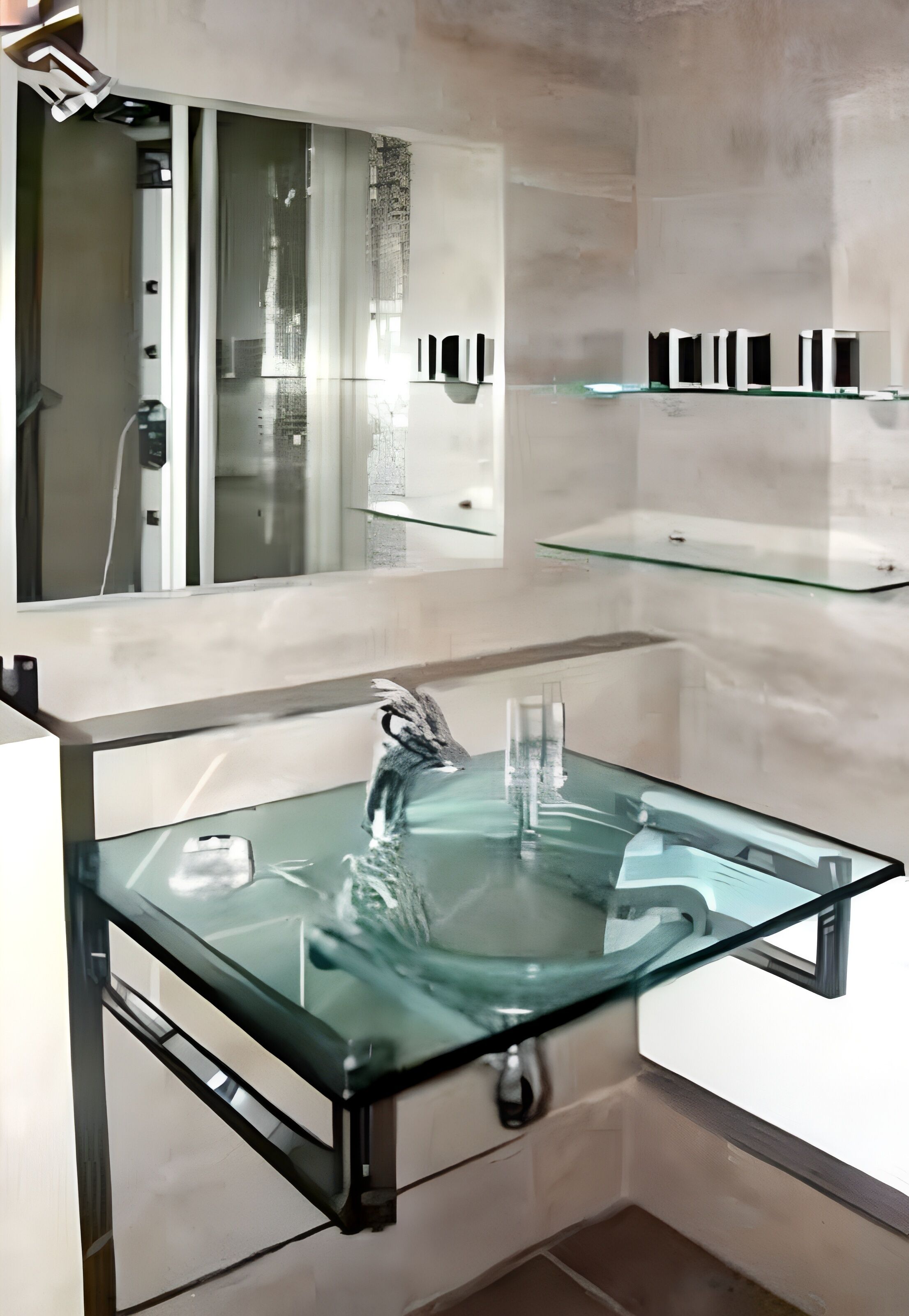 Shower, towels