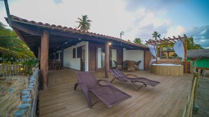 Master Luxo Praia | 露台/庭院