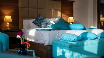 Suite Deluxe | Sábanas de algodón egipcio, ropa de cama de alta calidad y edredón