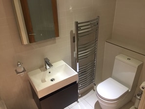 Dusche, Handtücher, Seife
