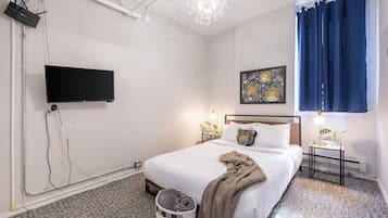 Desk, iron/ironing board, travel crib, free WiFi