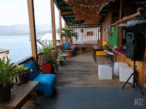 Terrace/patio - Hostal & Restaurante Bar Xtream (Santa Ana)