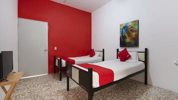 Free WiFi, bed sheets