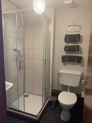 Family Room, Ground Floor (annexe) | Bathroom - High Greenside Farmhouse B&B (Kirkby Stephen)