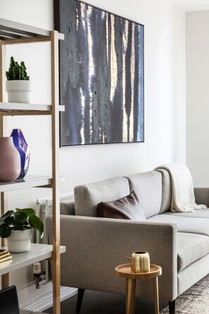 Deluxe-Apartment, barrierefrei, eigenes Bad | Lounge