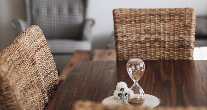 Urlaub mit dem Ausblick auf die einzigartige Marksburg