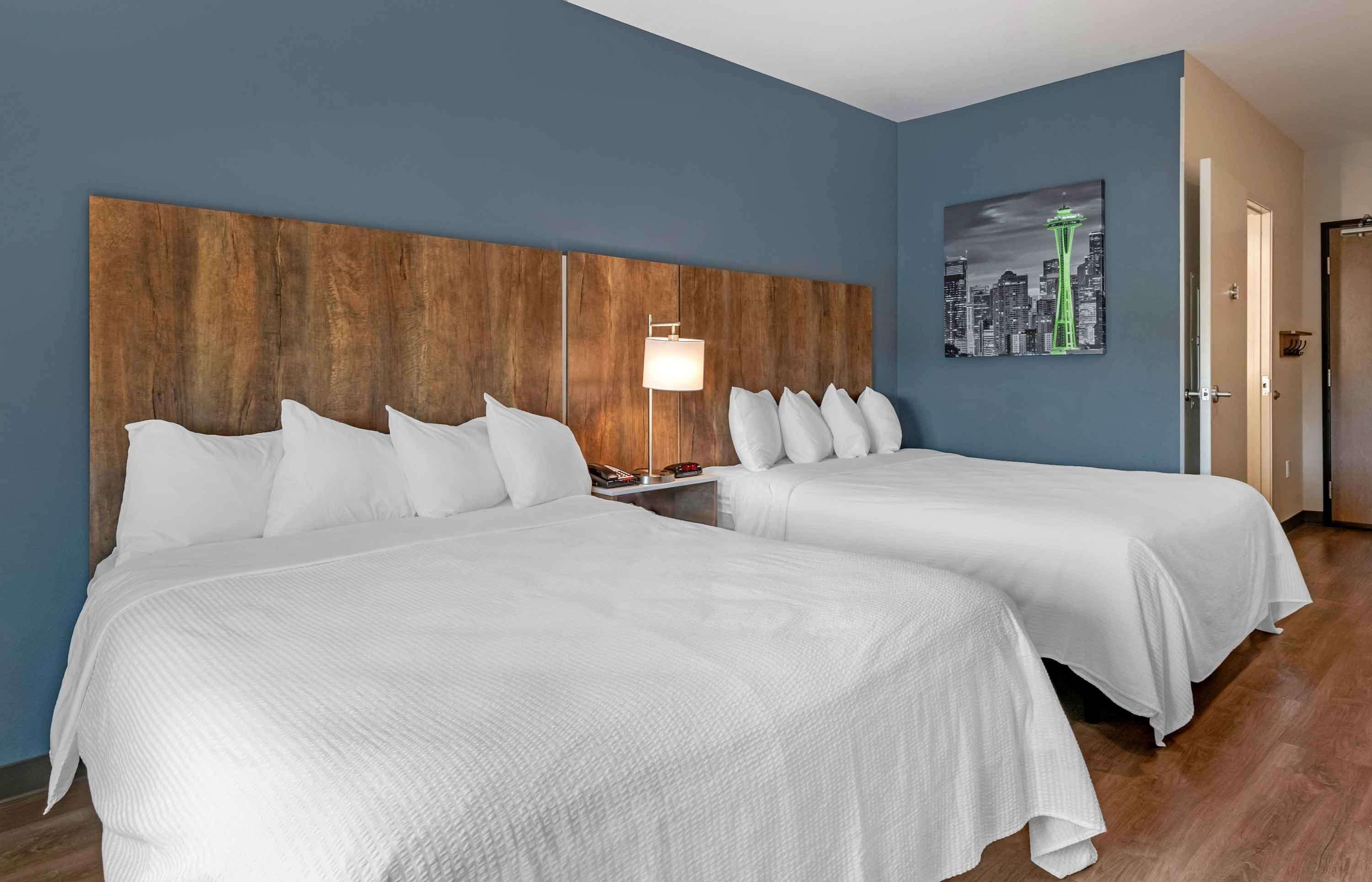 Premium Studio, 2 Queen Beds, Non Smoking | Premium bedding, desk, laptop workspace, iron/ironing board