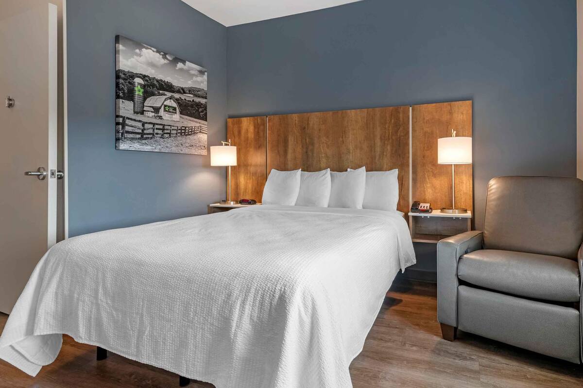 Standaard studio, 1 queensize bed, niet-roken | Luxe beddengoed, een bureau, een laptopwerkplek