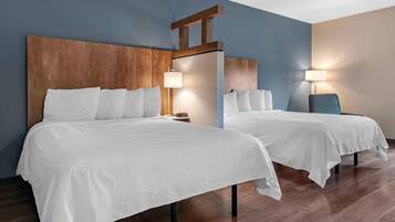 Standard Studio, 2 Queen Beds, Non Smoking | Premium bedding, desk, laptop workspace, iron/ironing board