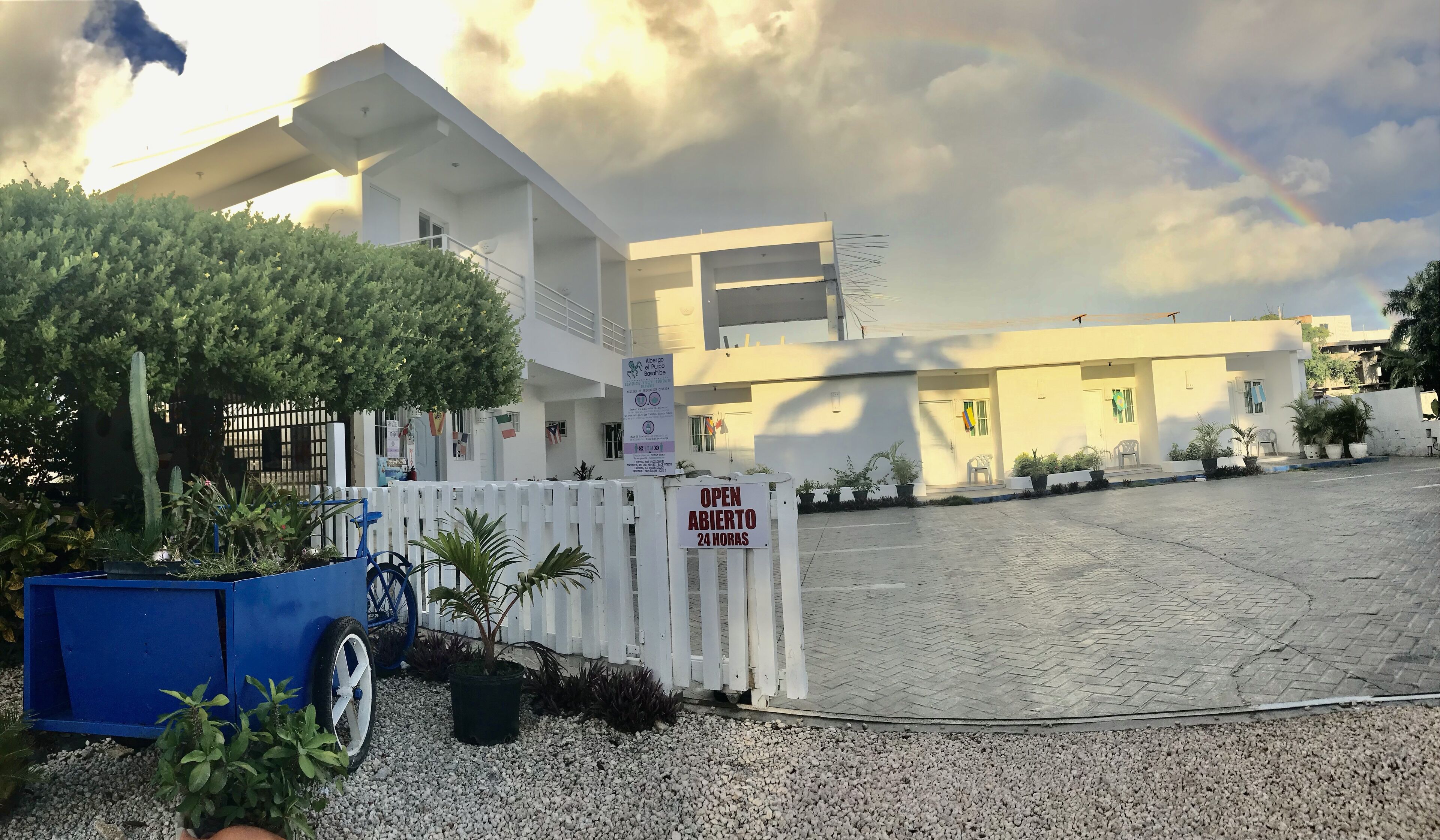 front of property – evening/night