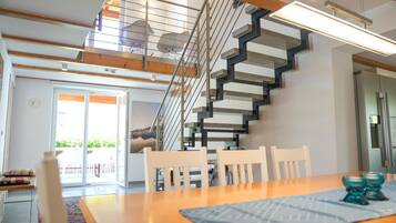 Loft, 4 kamar tidur | Area keluarga | TV layar datar