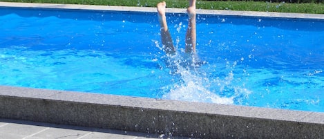 Seasonal outdoor pool