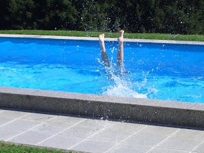 Seasonal outdoor pool