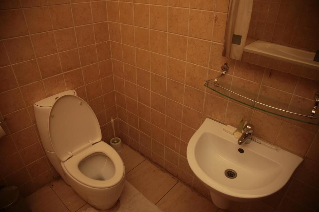 standard room | bathroom | shower, rainfall showerhead, free toiletries, towels