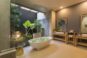 Private spa tub