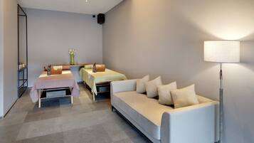 غرف معالجة الأزواج، علاجات للجسم، معالجات لتقشير البشرة