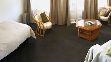 2 bedrooms, iron/ironing board, internet, bed sheets