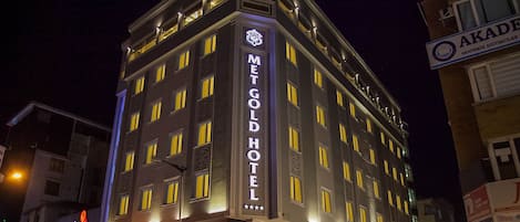 Front of property – evening/night