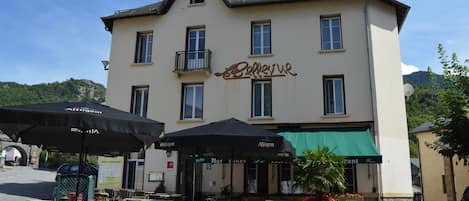 Façade de l’hébergement