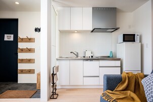 アパートメント 1 ベッドルーム 禁煙 | 専用キッチン | 冷蔵庫、電子レンジ、コンロ、食器洗い機