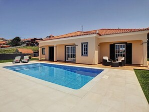 Una piscina riscaldata