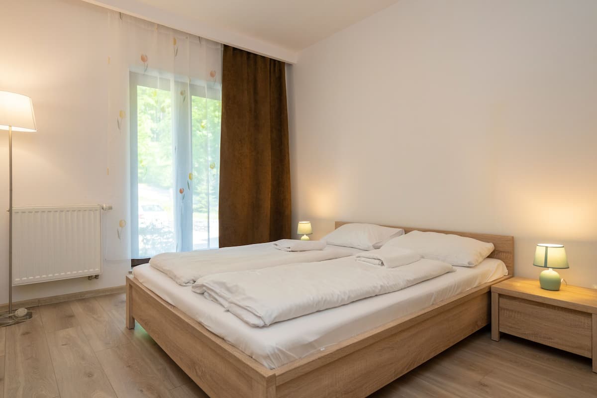 Apartamento clásico | 2 dormitorios, tabla de planchar con plancha, wifi gratis y ropa de cama