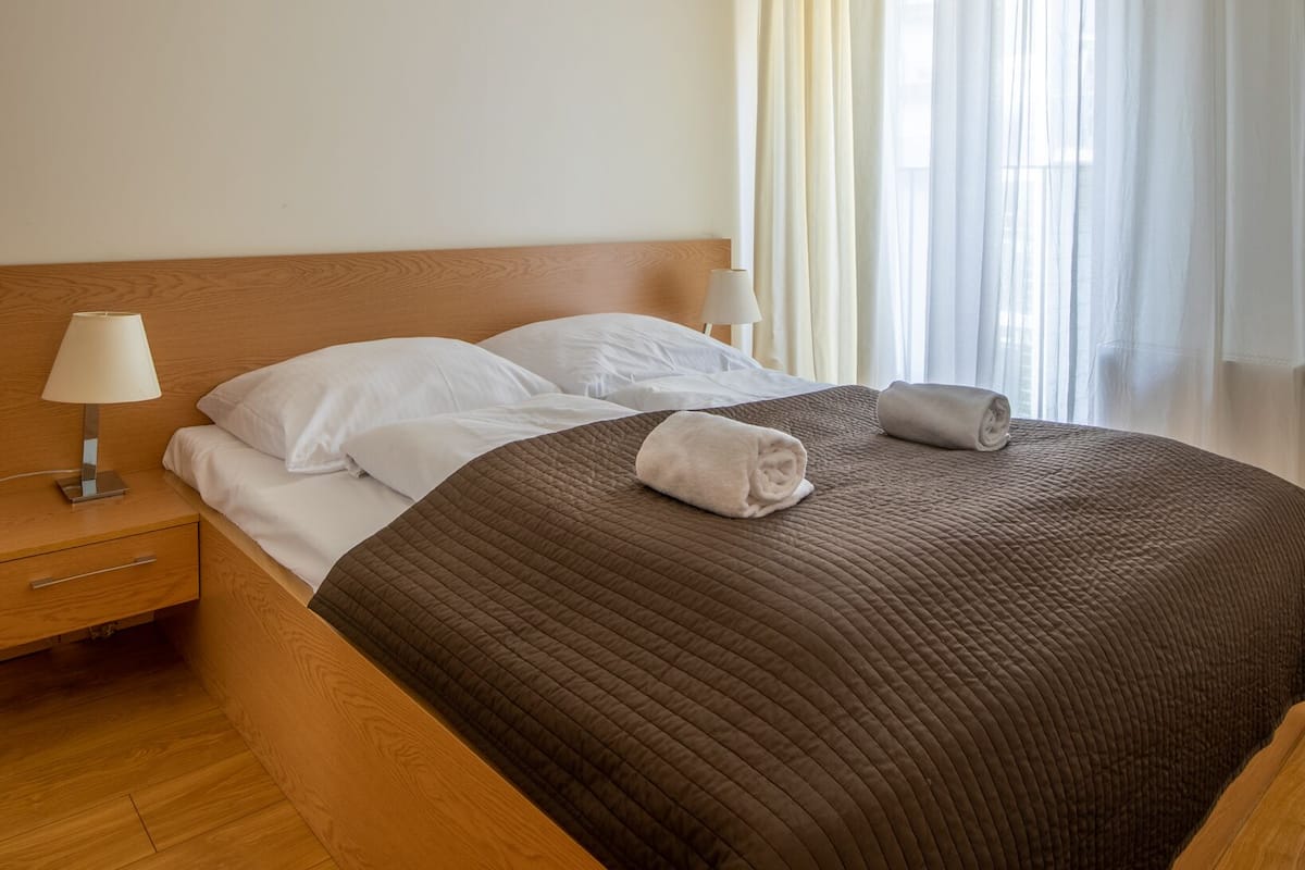 Apartamento clásico | 2 dormitorios, tabla de planchar con plancha, wifi gratis y ropa de cama