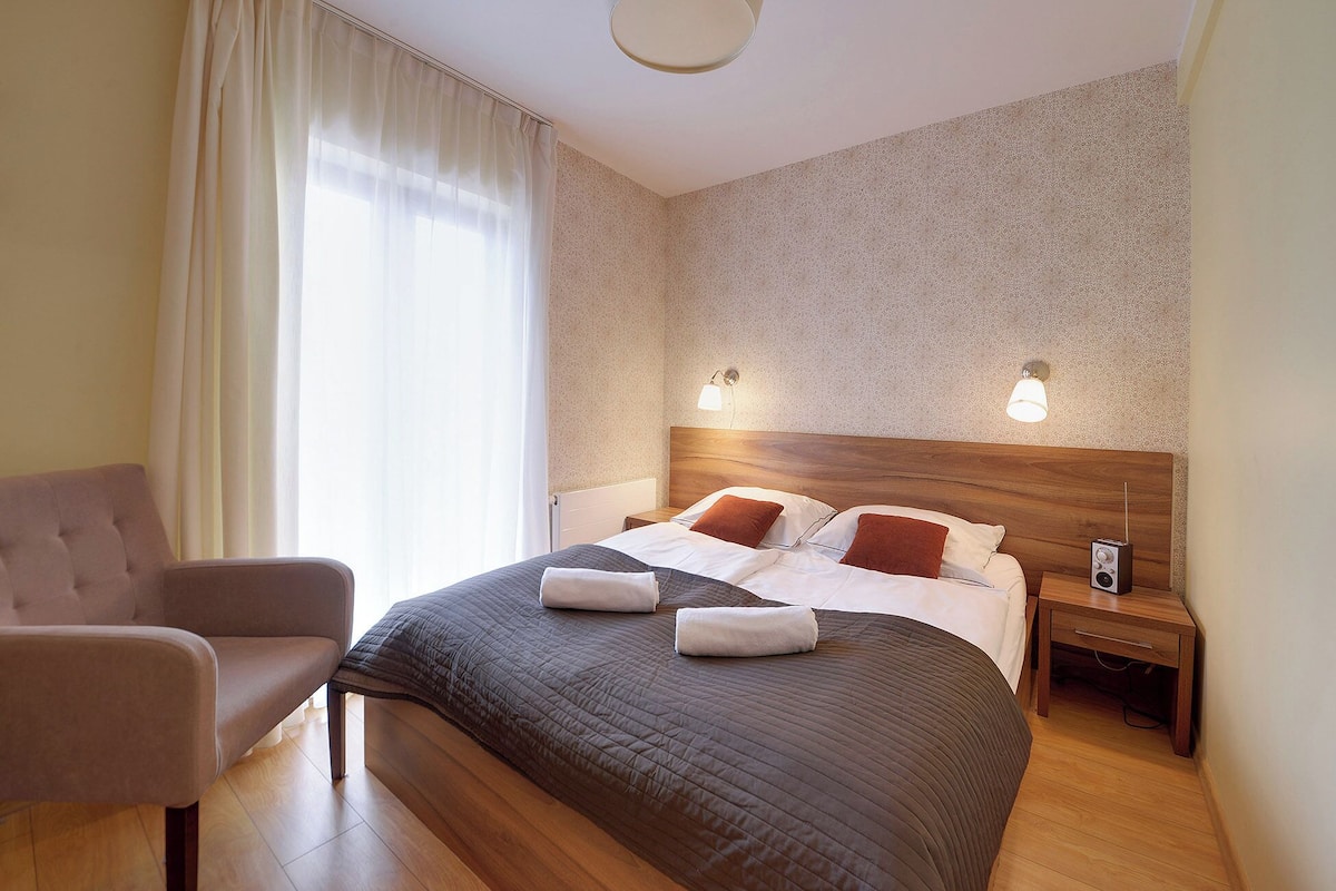 Apartamento Premium | 2 dormitorios, tabla de planchar con plancha, wifi gratis y ropa de cama