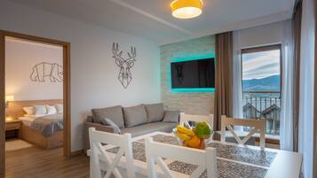 Deluxe-Apartment | Wohnzimmer