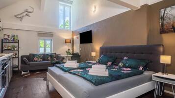 1 bedroom, iron/ironing board, free WiFi, bed sheets