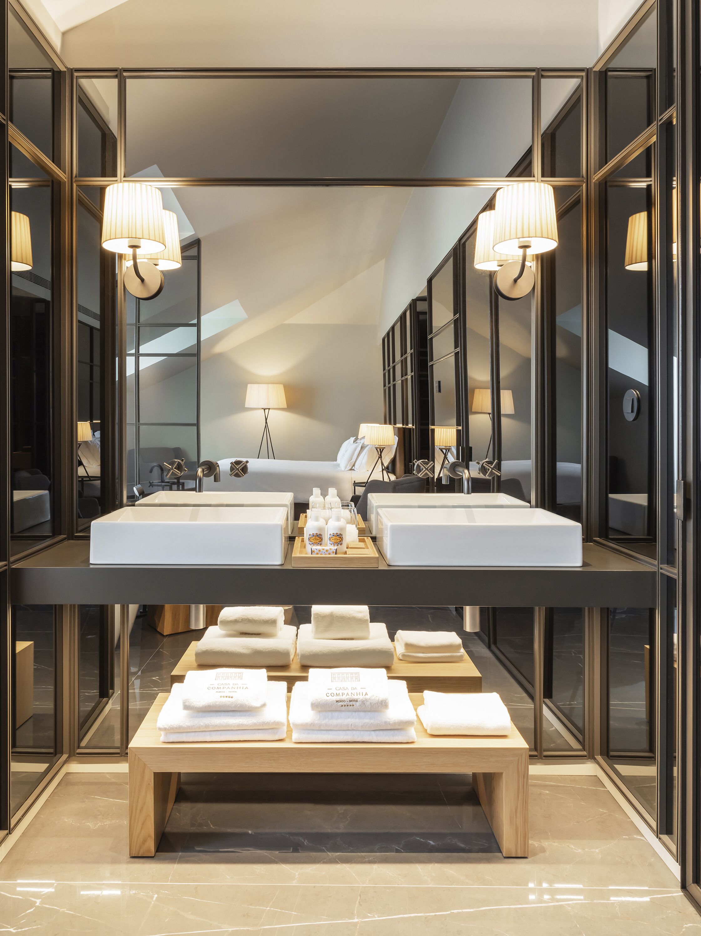 shower, rainfall showerhead, hair dryer, bathrobes