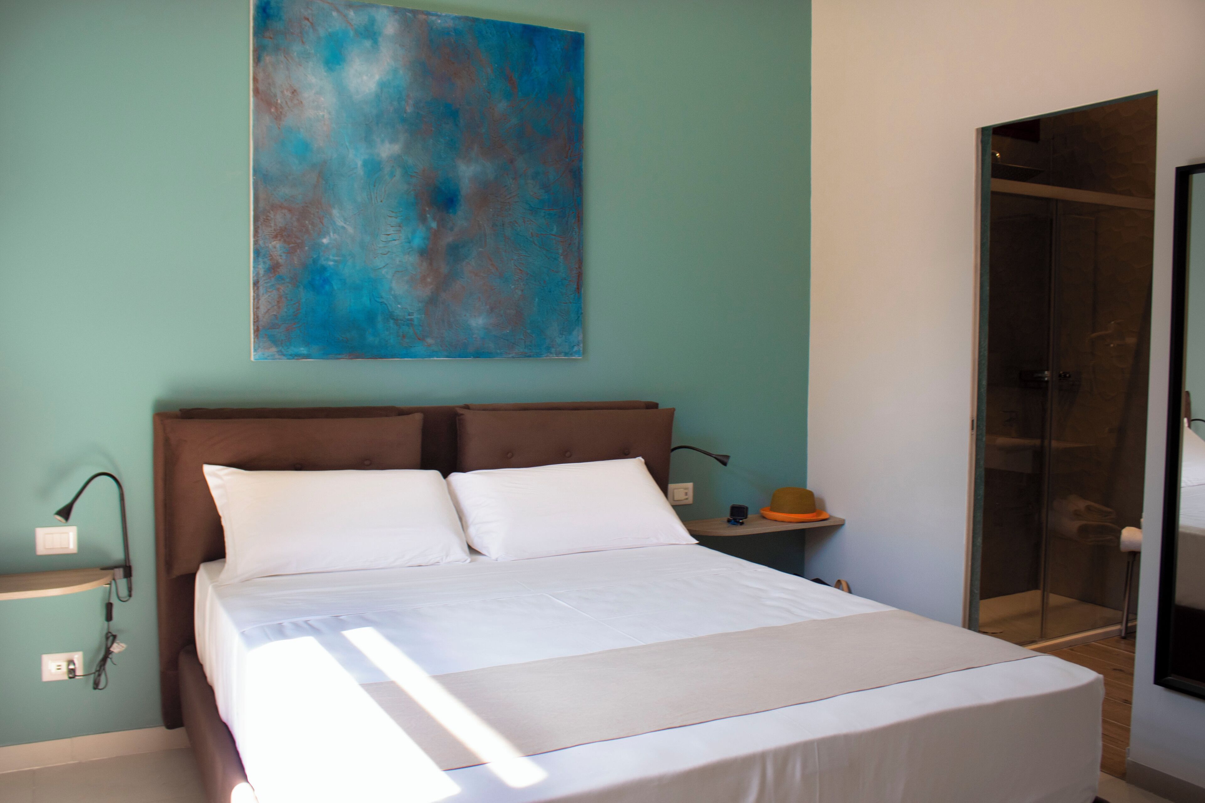 Standard Double Room, Patio, Garden Area | Hypo-allergenic bedding, down duvets, memory-foam beds, minibar