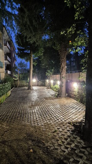 Free parking nearby, limited parking