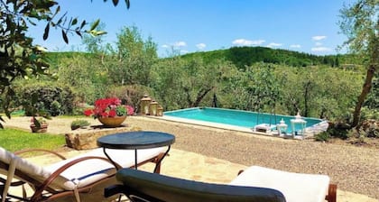 detached villa with private pool and garden